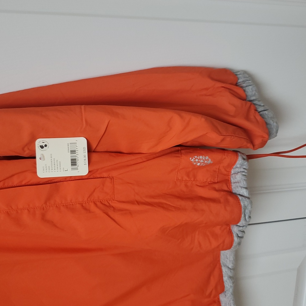 FP Movement Don't Back Down Nylon Pullover/Mandarin Red - Picture 14 of 16